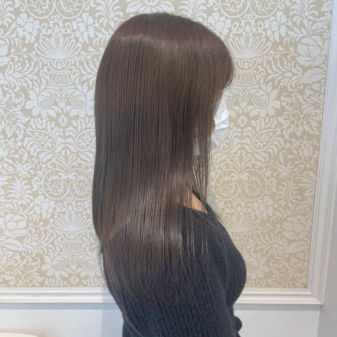 ロング カラー ヘアカラー トリートメント 髪質改善カラー💎 オオネヨシナリのヘアスタイル