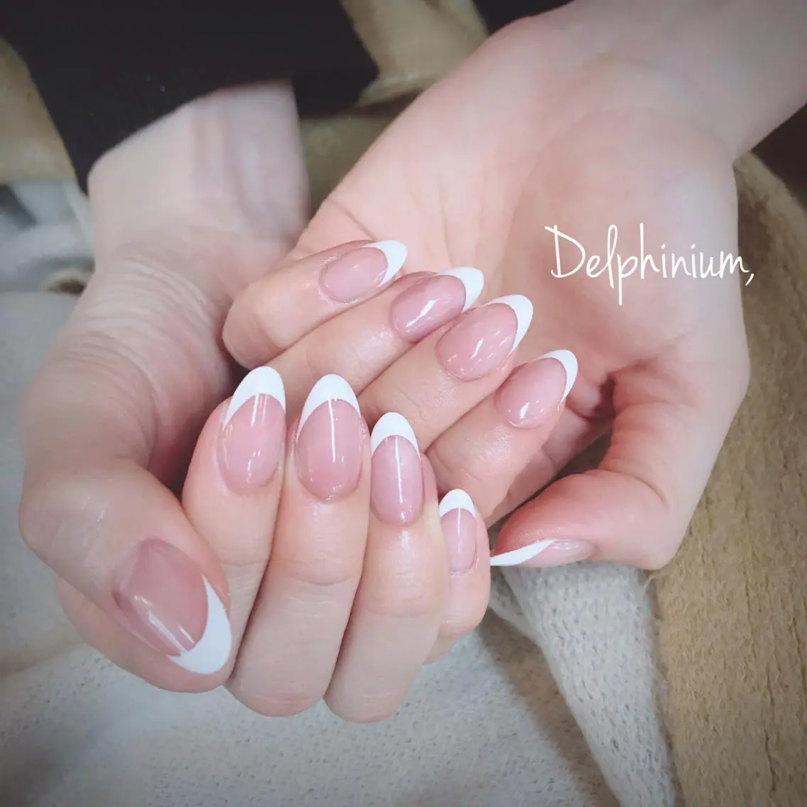 究極の美シンプルネイル!クリアベースフレンチコース(オフ別途) クチコミ頂ける方は¥500オフ♡の写真