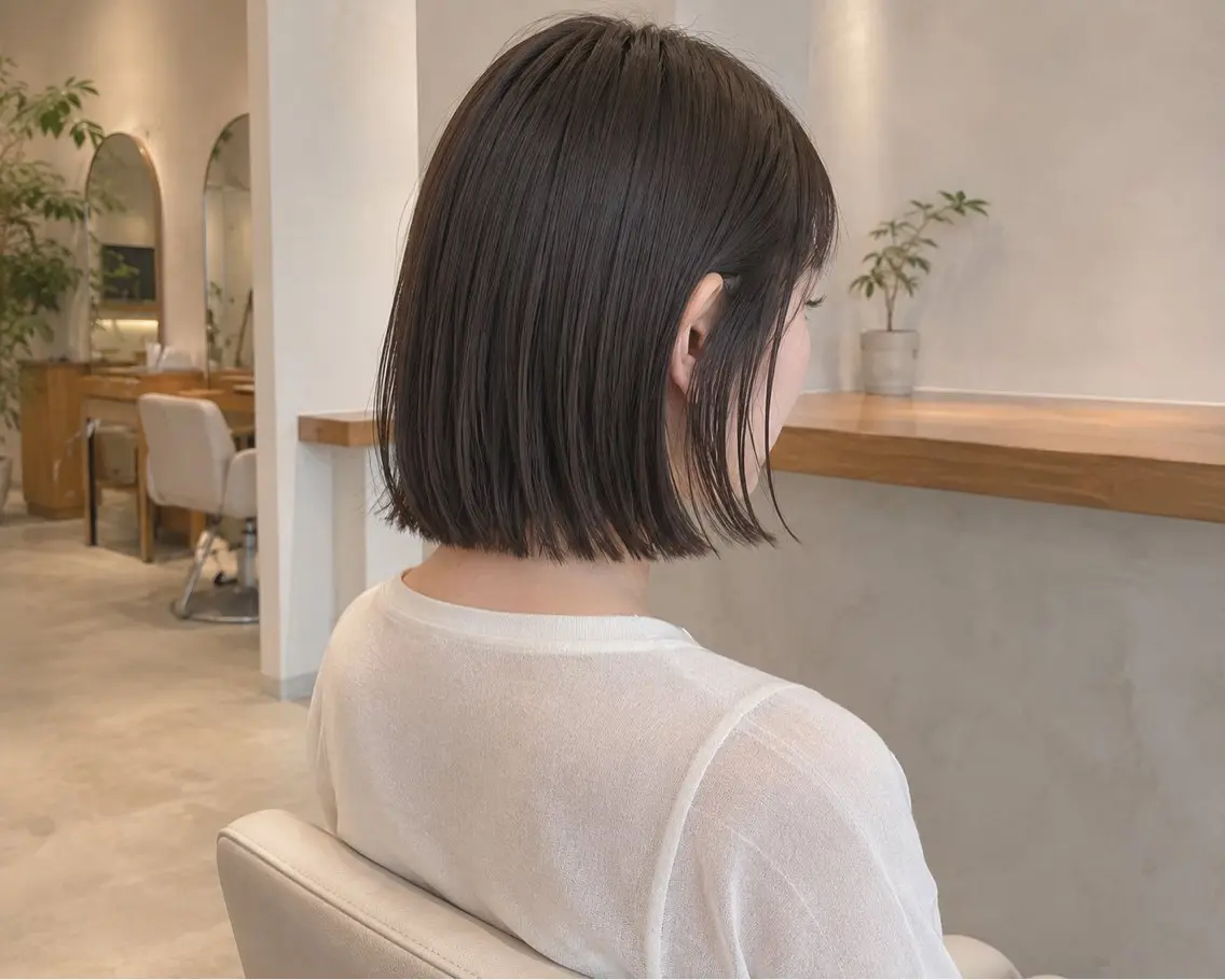 切りっぱなしボブ🤍"ボブ限定クーポン"の写真