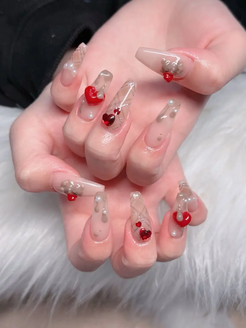 ネイル フレンチネイル ジェルネイル ガラスフレンチ ハロウィン 韓国ネイル H.baby Nail Salonのネイルデザイン