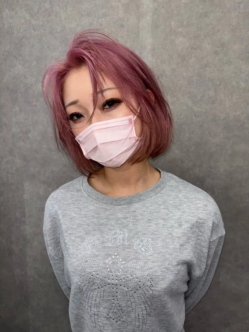 ミディアム カラー ヘアカラー きぃちゃん/カラー 特化/いろあそび🦋のヘアスタイル