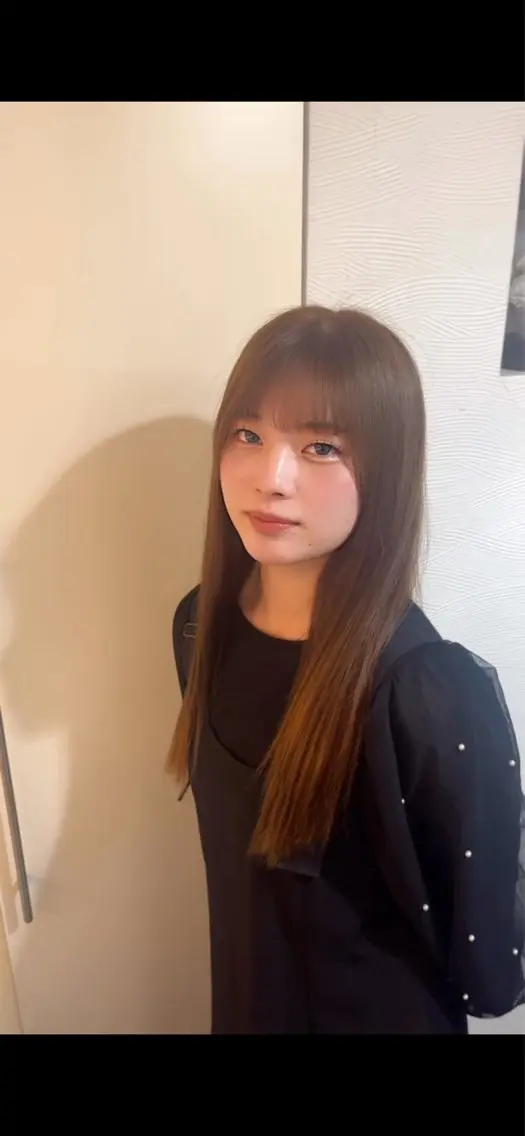 ロング ヘアカラー 藤本 哲平のヘアスタイル