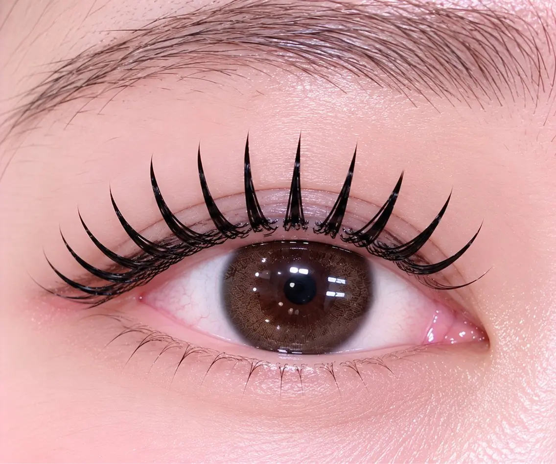 【ナチュラル濃いめ🫧💞】ダブルフラット120本(60束)♡オフ込みの写真
