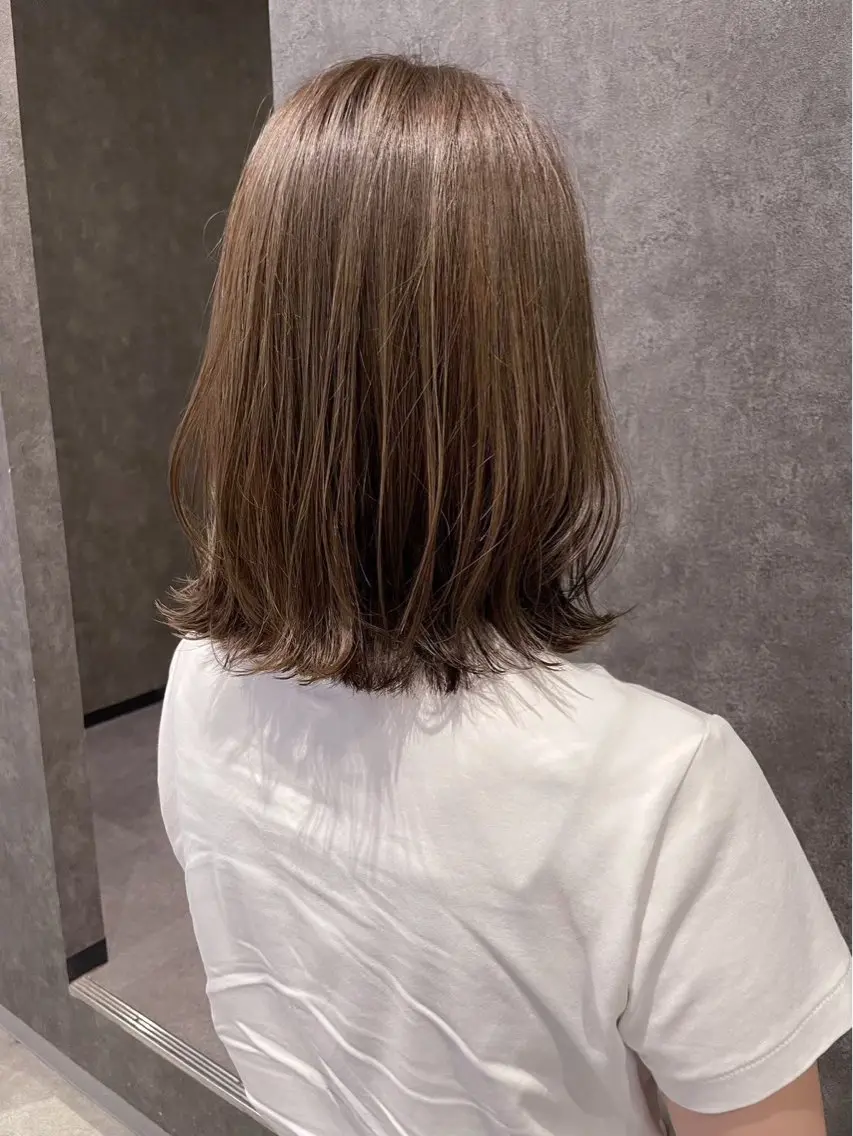 ミディアム カット ヘアカラー トリートメント BUCKS【天王寺】 バックス【駅30秒】のヘアスタイル