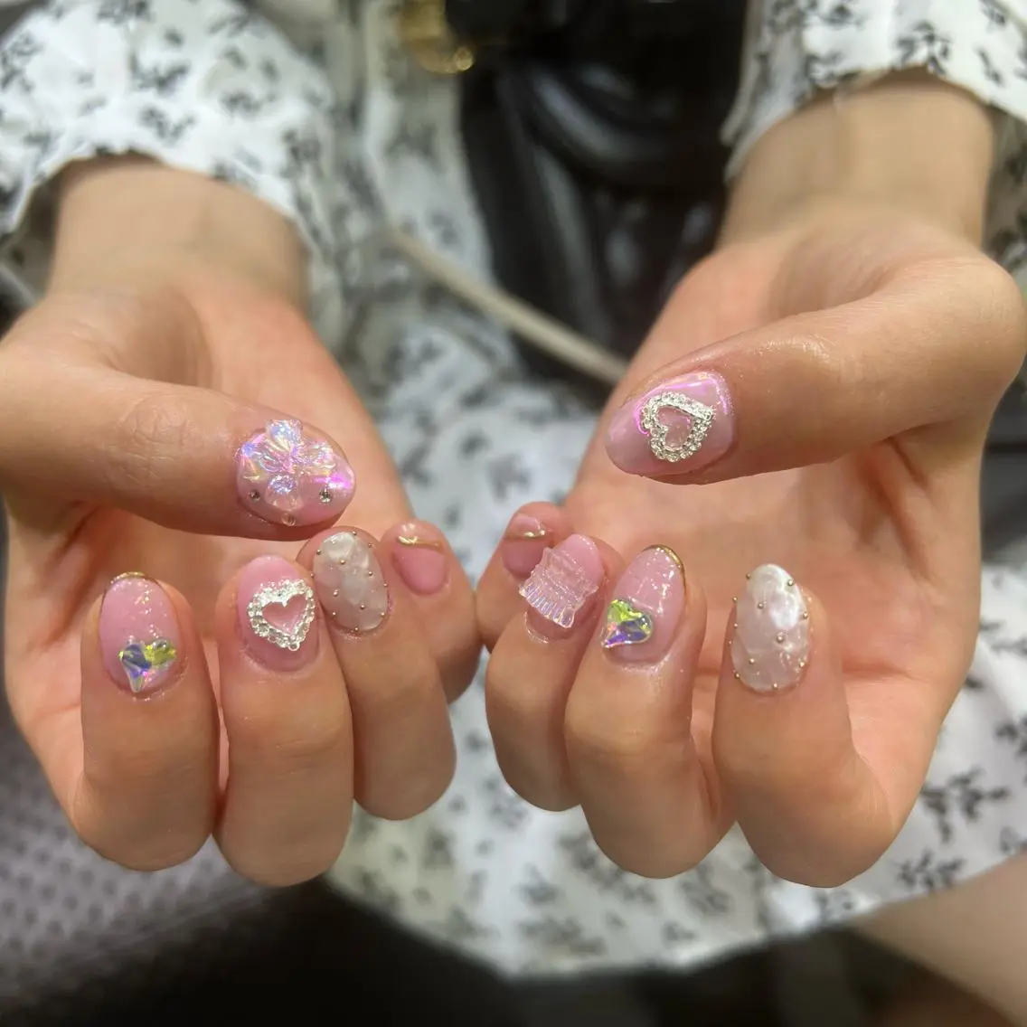 ネイル ハンドネイル 韓国🩶Y2Kネイル 💫くれはのネイルデザイン