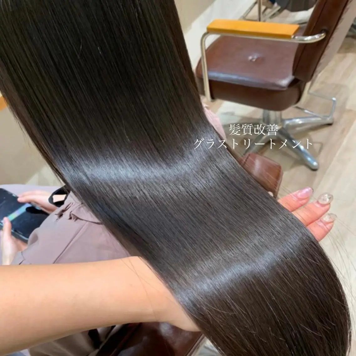 ロング カラー ヘアアレンジ niconail 🧣ayu 📍烏山のネイルデザイン