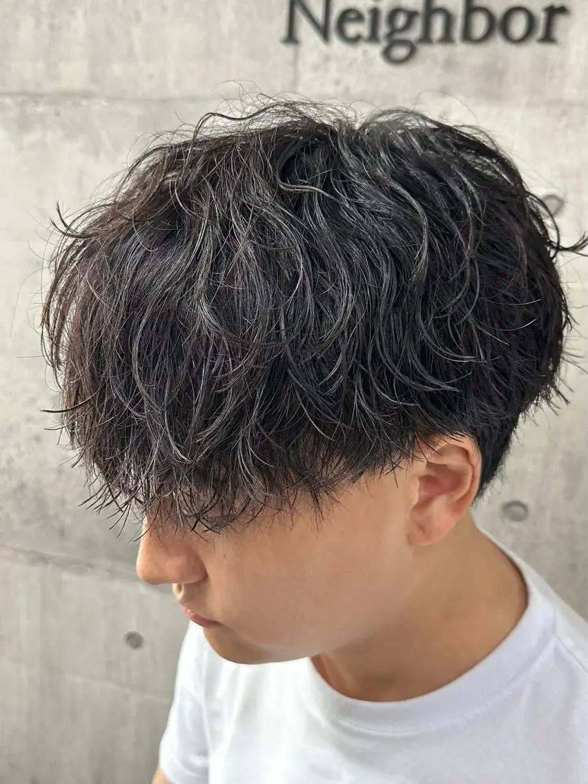 【⚡️ツイスパ⚡️】 カット+ツイストスパイラルパーマのみの写真