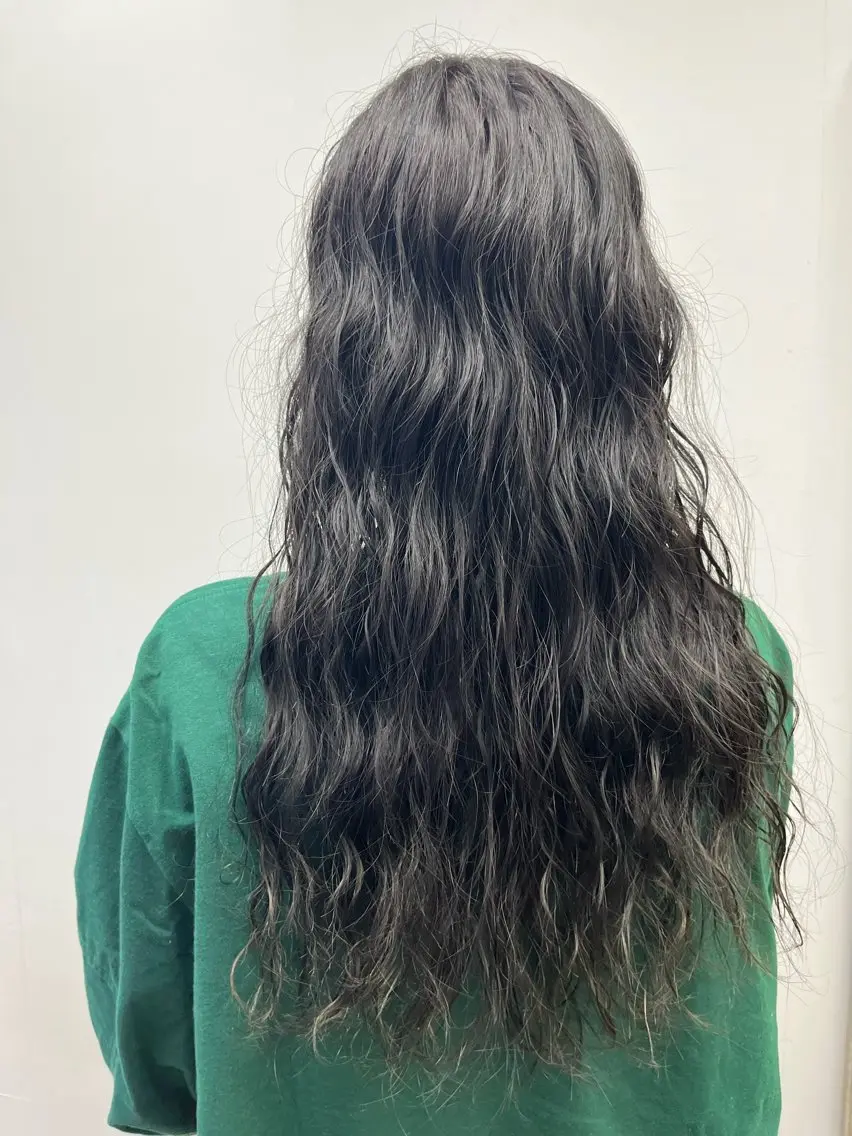 ロング カラー アッシュ 韓国風ヘア 産休の為お休みです! 小島凜のヘアスタイル