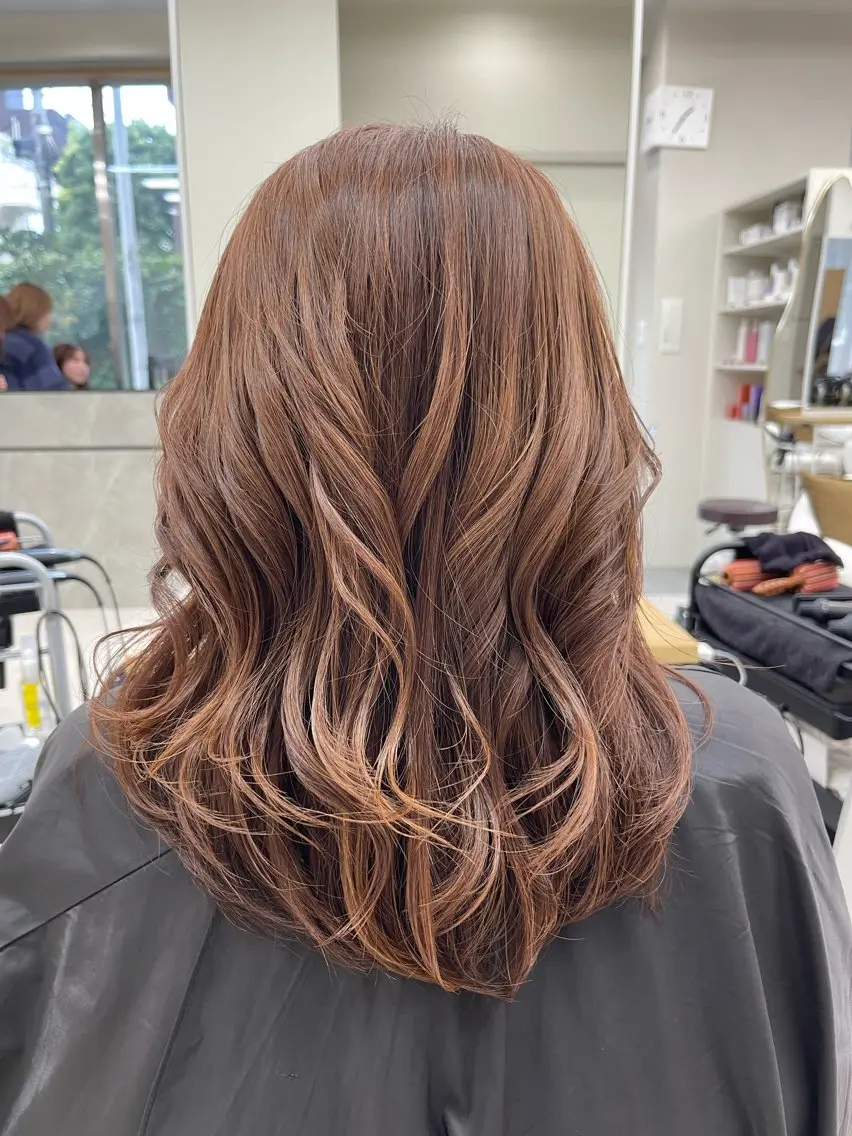 ロング カラー ベージュカラー ブリーチ 透明感カラー ブリーチなしカラー 透明感カラー⭐️ Takumaのヘアスタイル