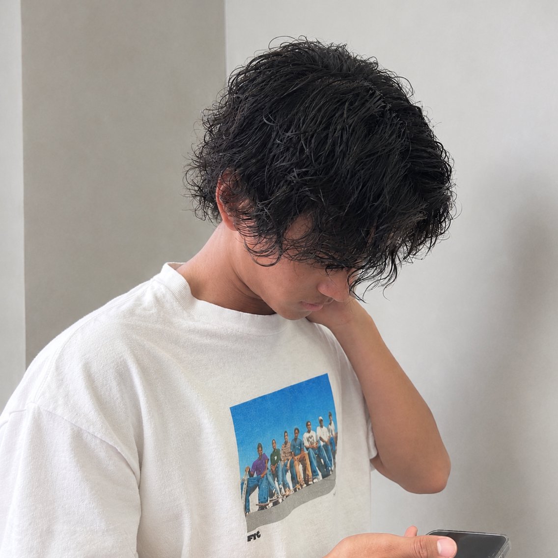 【ミニモ限定価格】メンズカット+波巻きパーマ🌟🌀の写真