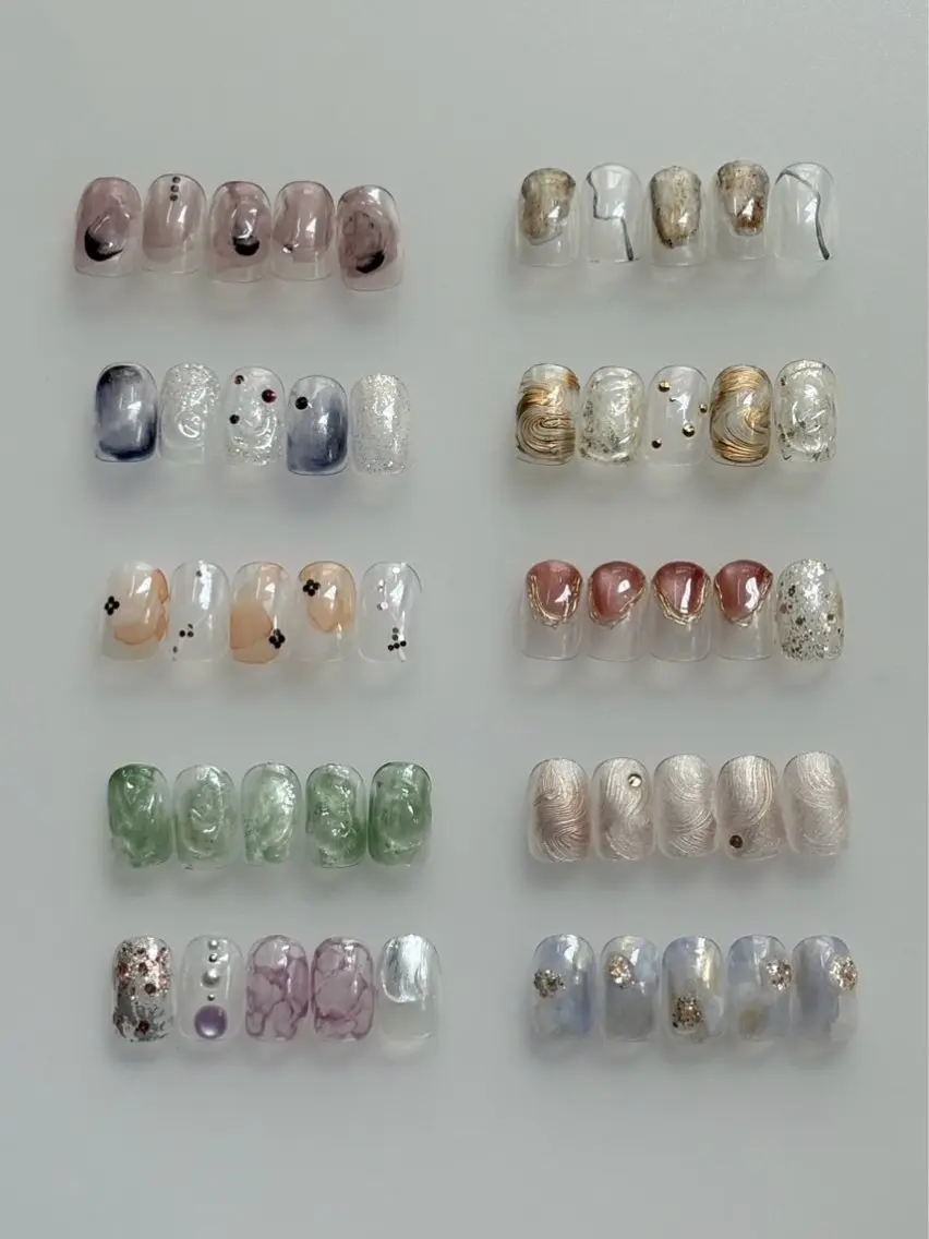 ネイル クリアネイル ニュアンスネイル filonnail akaneのネイルデザイン
