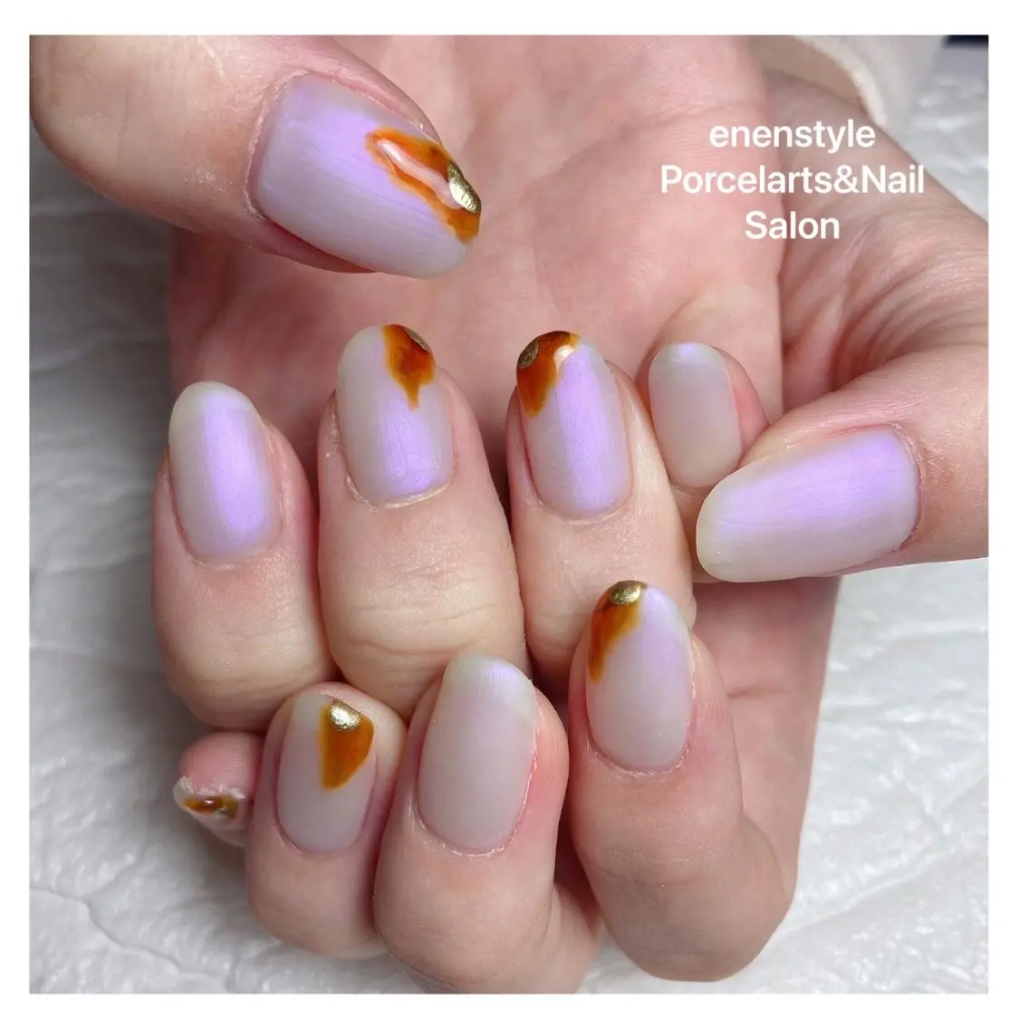 ショート ネイル ハンドネイル 🐾enen style 🐾のネイルデザイン