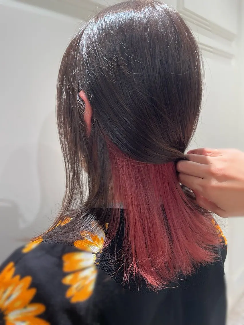 ミディアム カラー ヘアカラー 魔法のシャンプーで 艶髪に✳︎/カラーのヘアスタイル