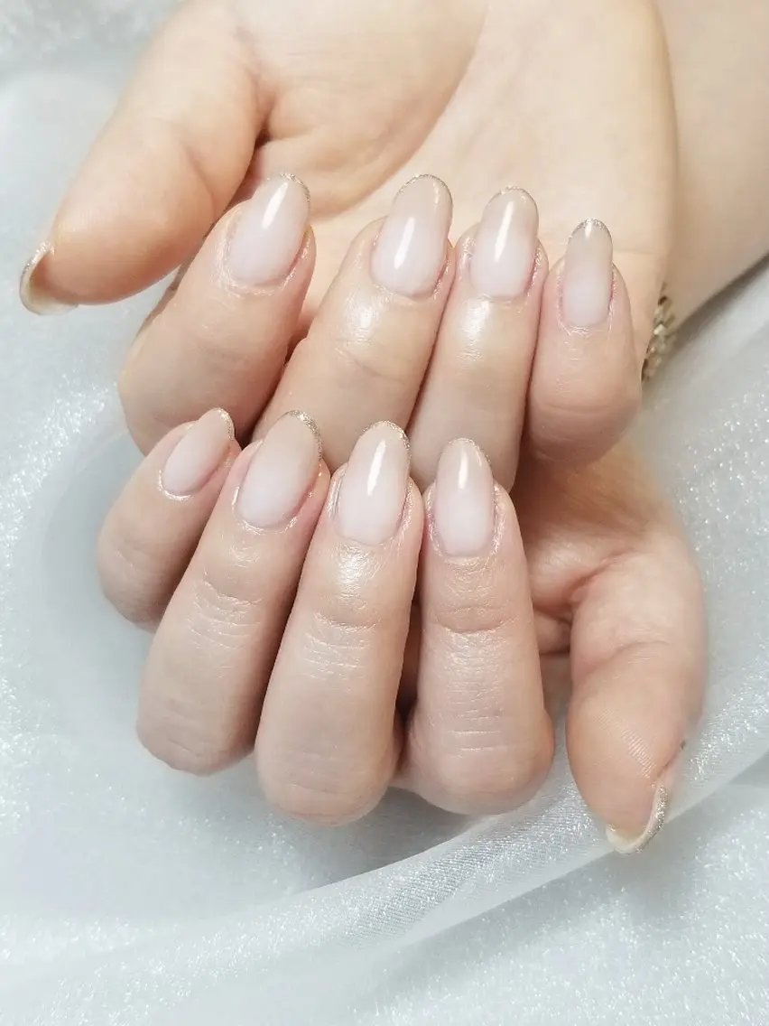 ネイル アートネイル フレンチネイル グラデーション Natsu *メンズネイリストのネイルデザイン