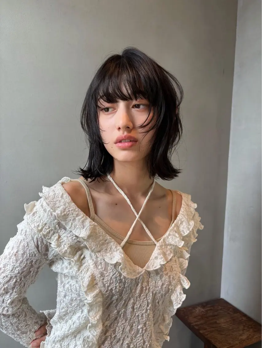 ショート ヘアカラー トリートメント ケアブリーチ ヒナミ名古屋/御器所のヘアスタイル