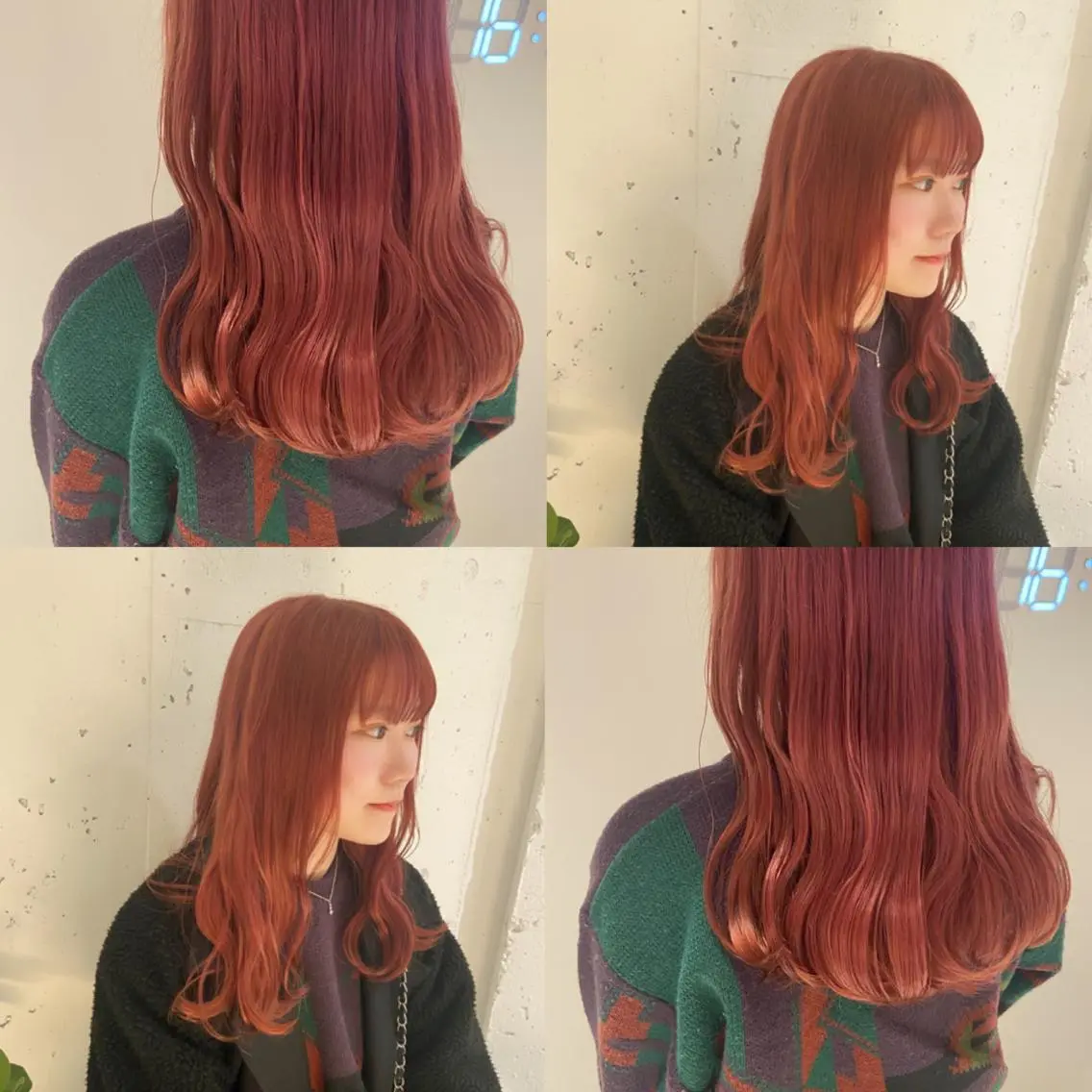 セミロング カラー ベージュカラー ハイトーンカラー ピンクカラー ピンクベージュ カジュアルを女っぽく 𝗮𝘆𝗮𝗰𝗼のヘアスタイル