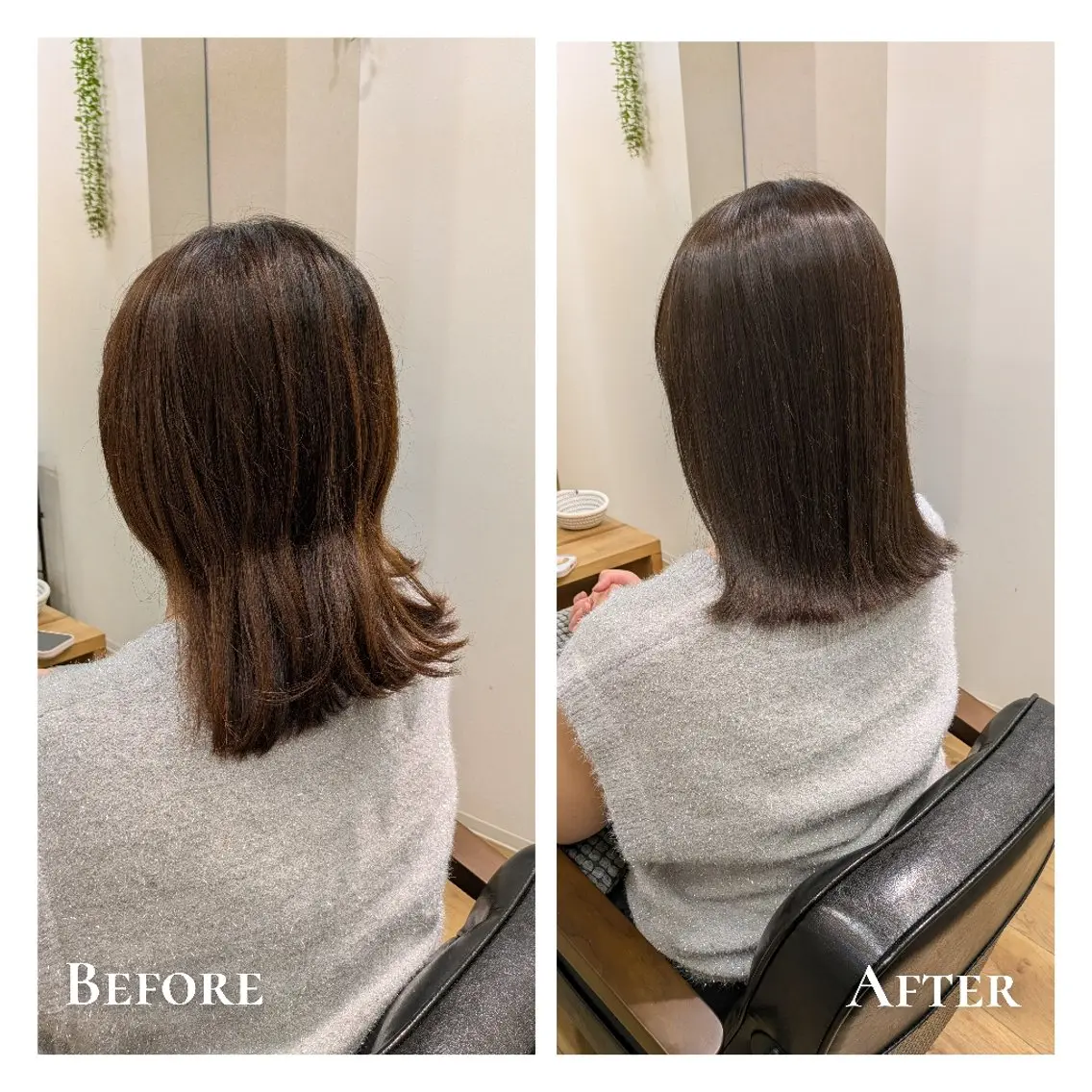 カラー ブリーチ グレージュ オリーブカラー オリーブグレージュ オリーブグレー 有馬 葵のヘアスタイル