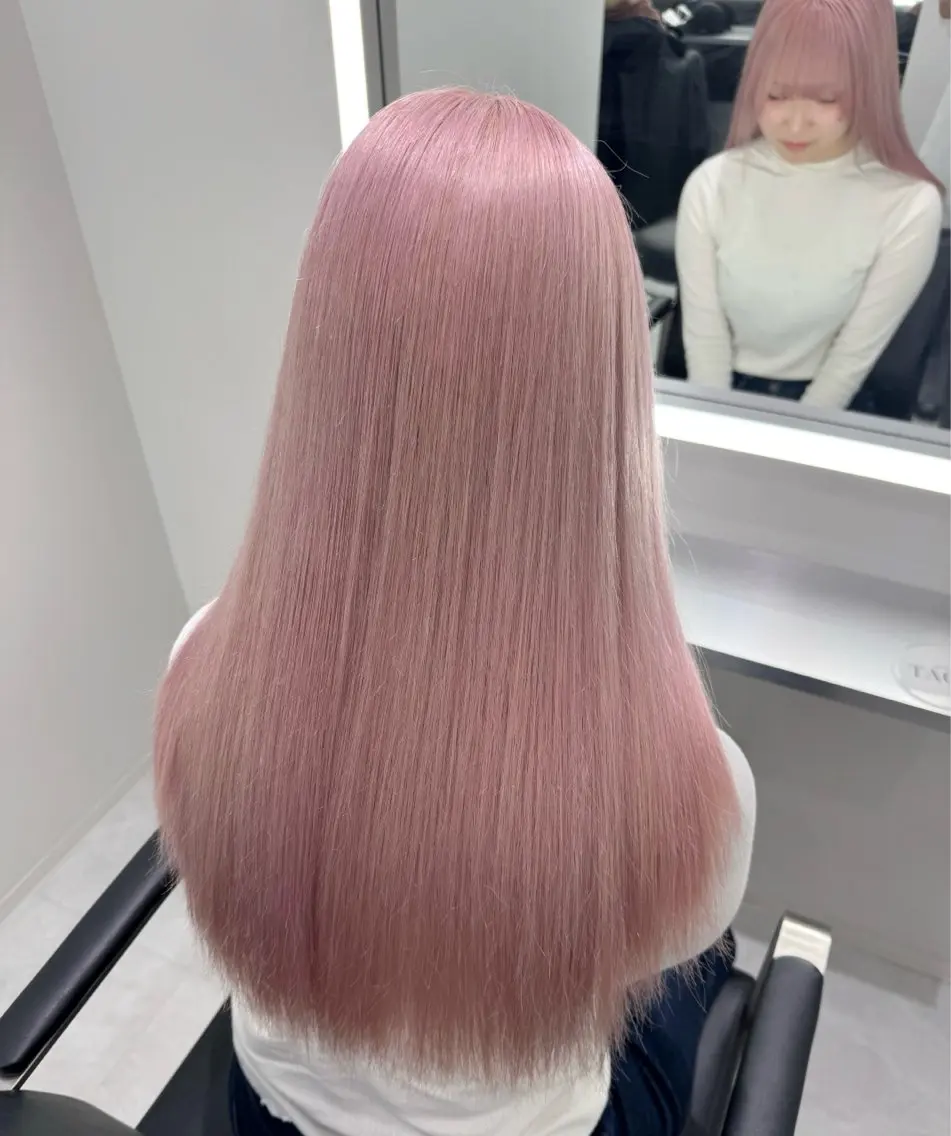 カラー ヘアカラー tace新宿 あおいのヘアスタイル