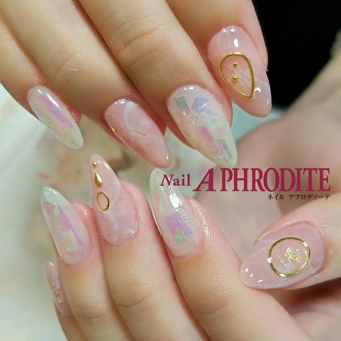 ネイル 大理石ネイル(マーブル) Nail Aphroditeのネイルデザイン
