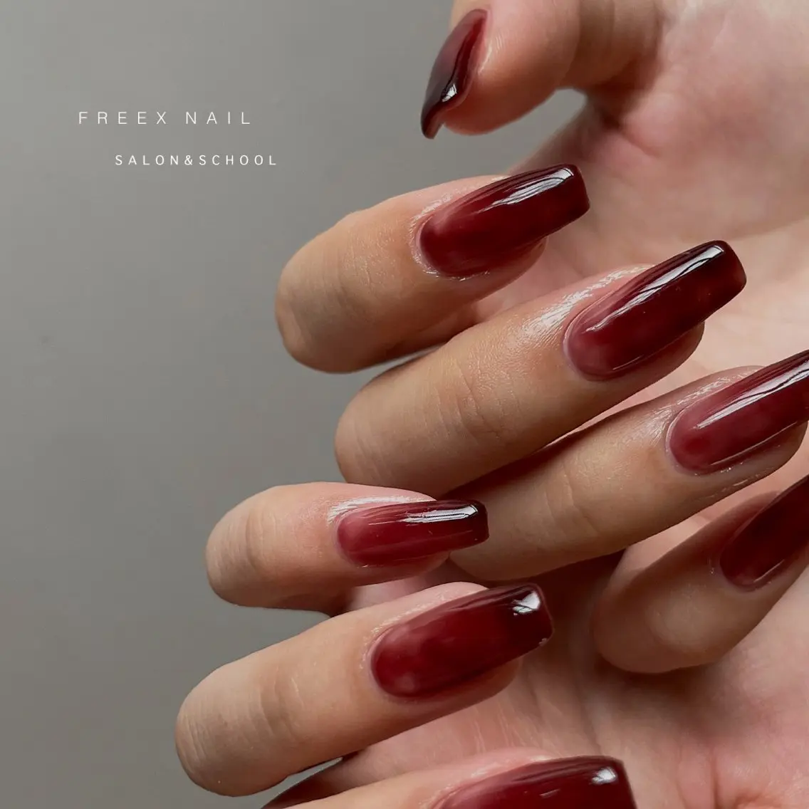 ネイル ハンドネイル ハンドケア freex nail /ニュアンス/個性派のネイルデザイン
