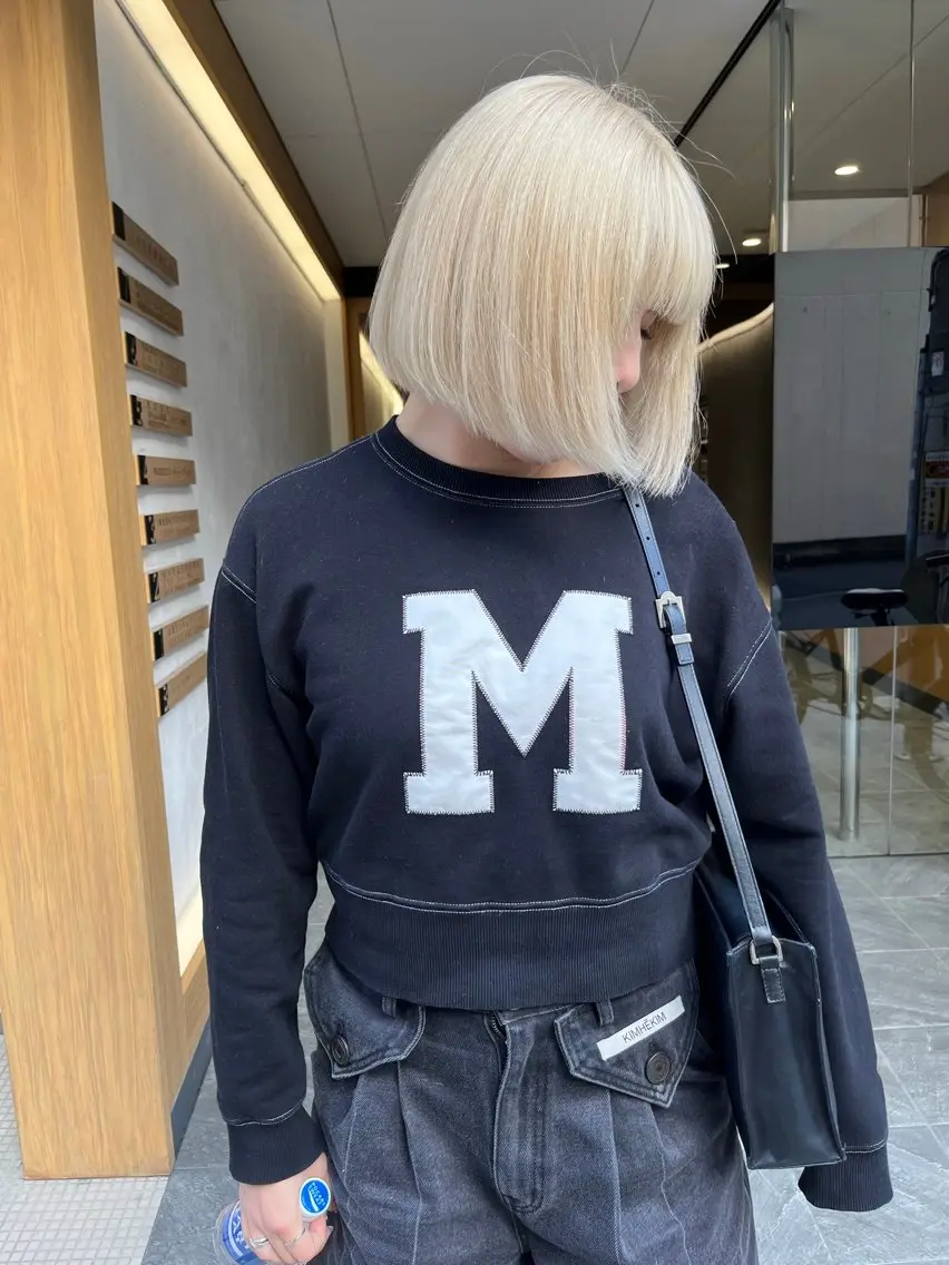 セミロング カラー ヘアカラー トリートメント 堺 鳳 ママ美容師 yukariのヘアスタイル