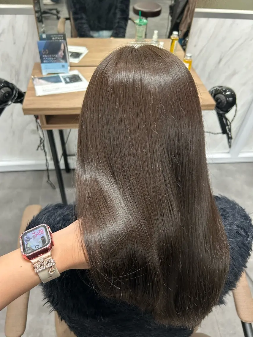 セミロング カラー TELAHAIR🎀 ミノリのヘアスタイル