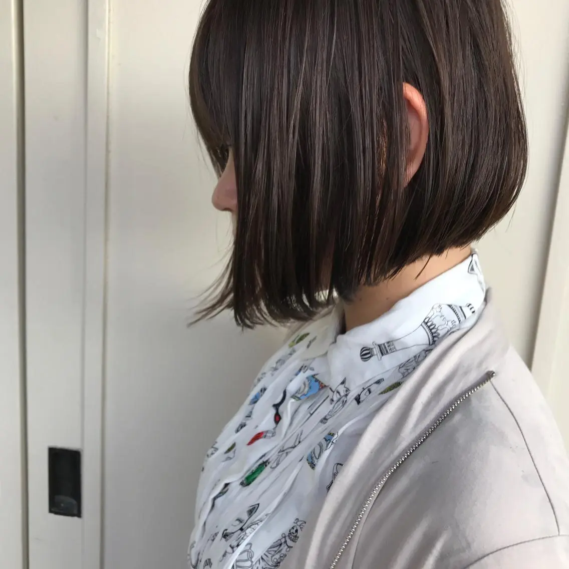 ショート カラー タンバルモリ 【体験】韓国 メイク&ヘア天神のヘアスタイル