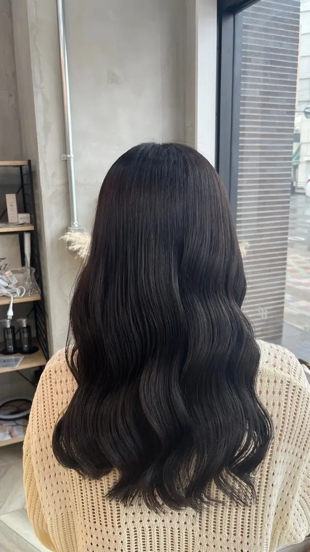 カラー グレージュ オリーブグレージュ オリーブグレー 田中 萌のヘアスタイル