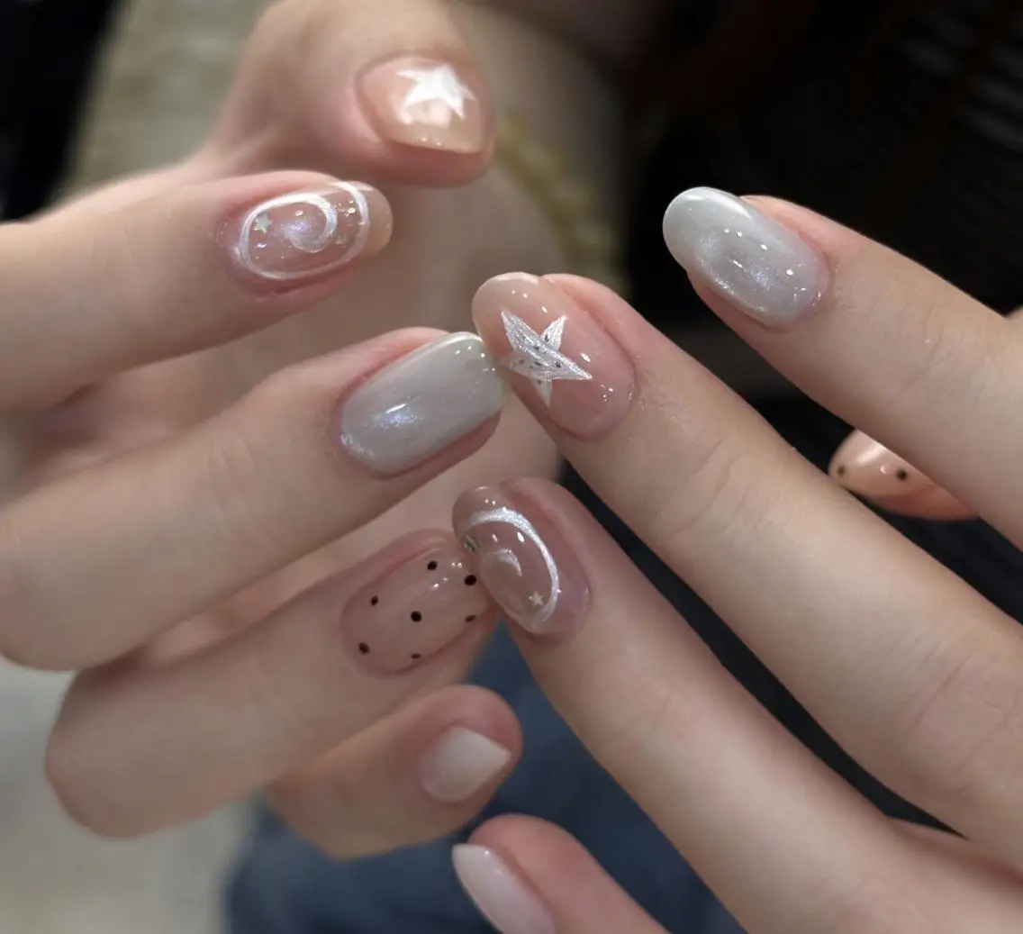 ネイル ハンドネイル By moonネイル 🌷ワンホン/韓国風のネイルデザイン