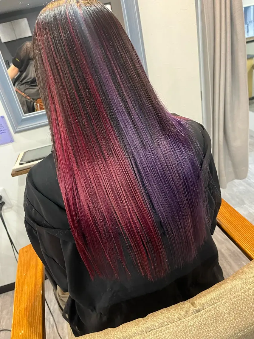 ロング 川尻 詩織のヘアスタイル