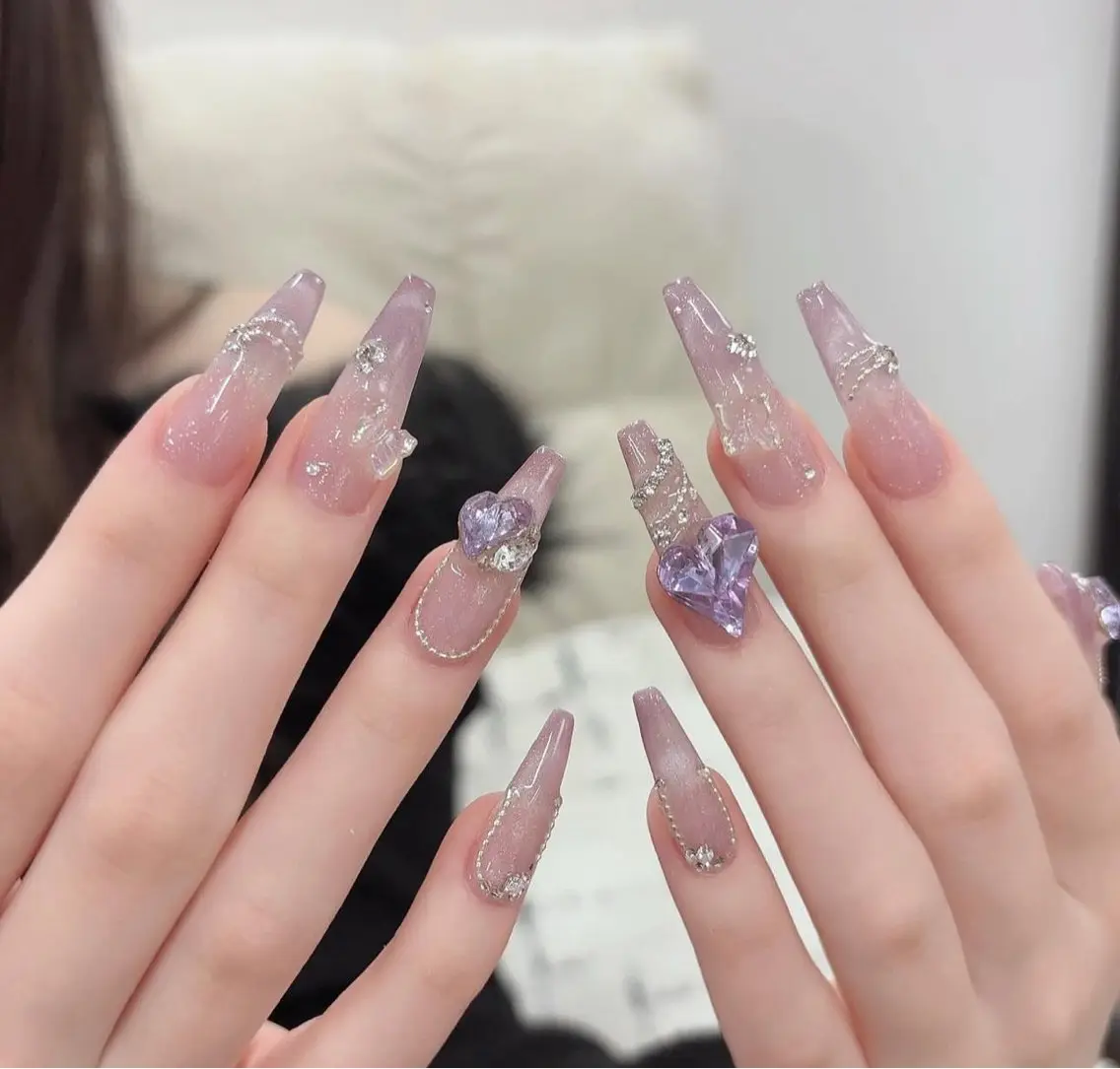 ネイル アートネイル 韓国ネイル 持ち込み ワンホンネイル ハンドネイル Lenie Nail Salonのネイルデザイン