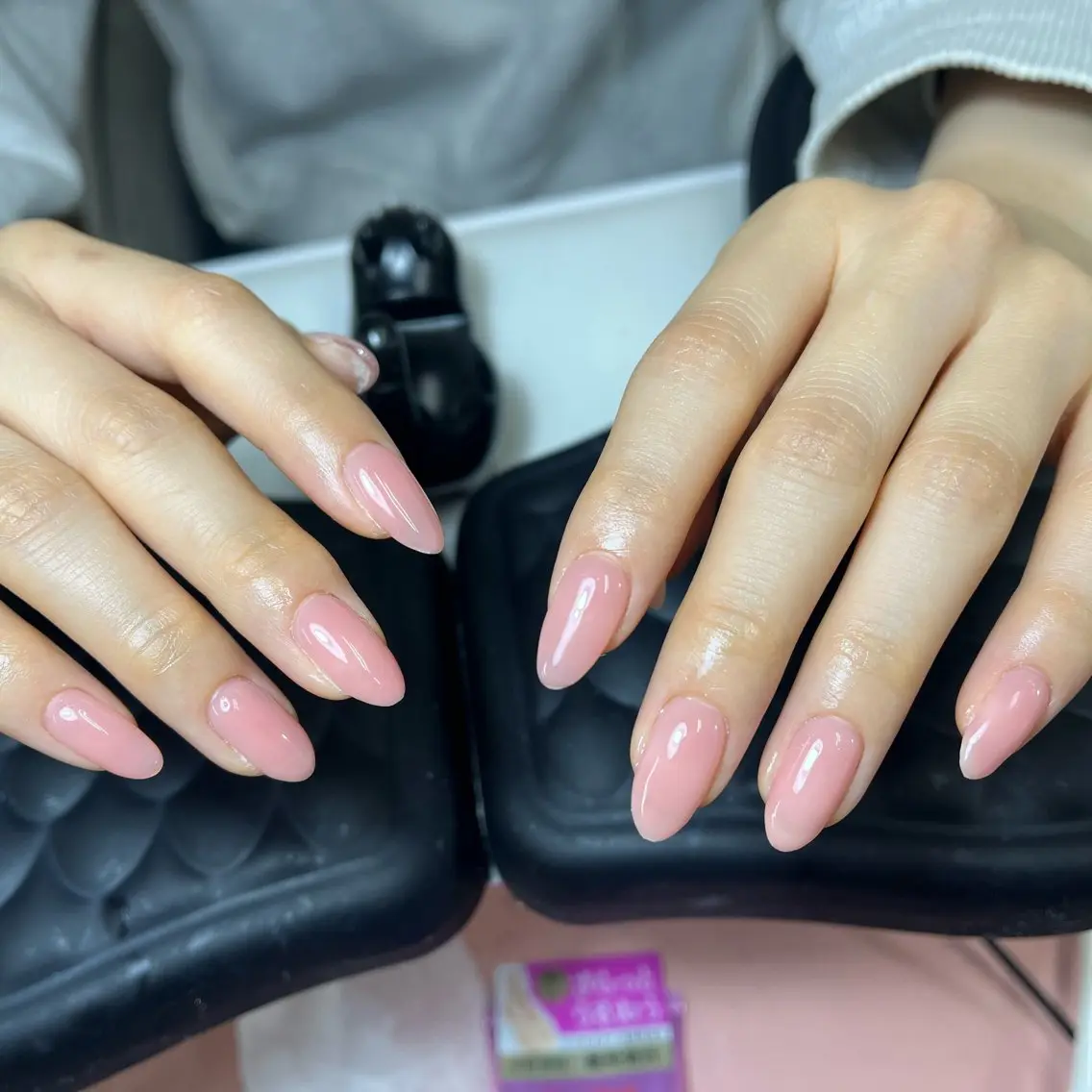 ネイル チークネイル 桜ネイル 長さ出し フットネイル ジェルネイル Maika's nailのネイルデザイン