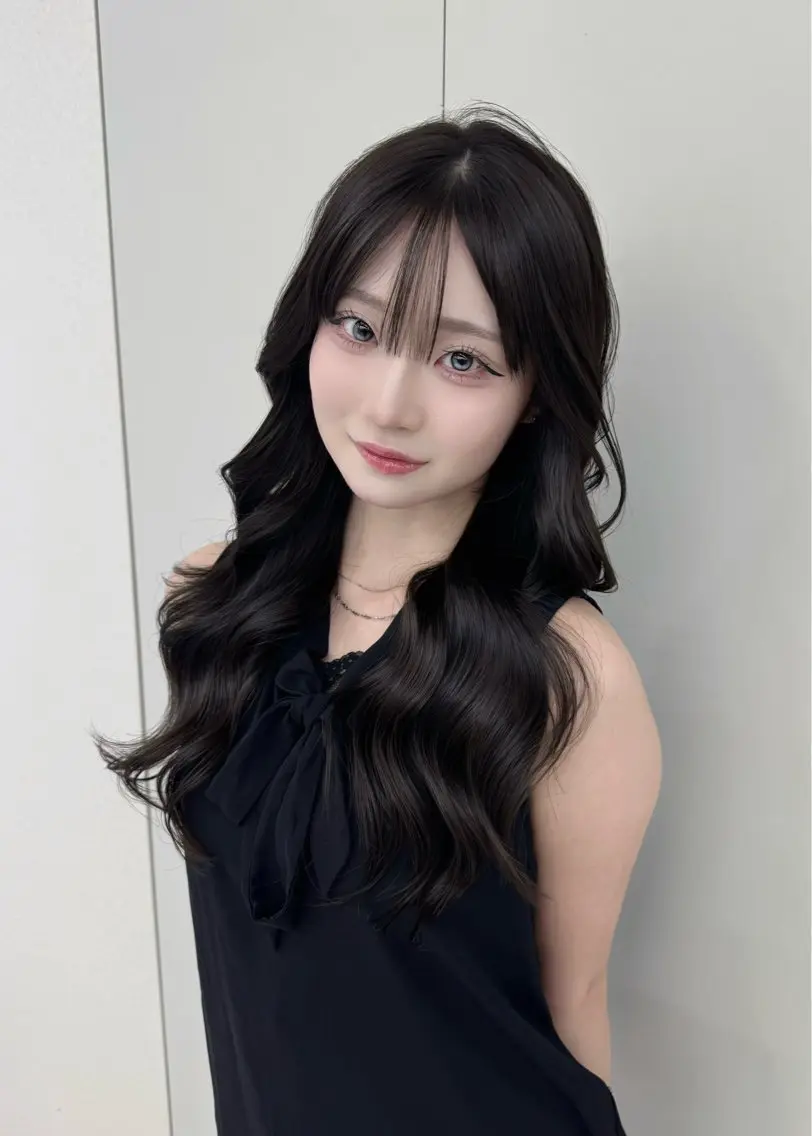 ロング クニヨシ ハルヤのヘアスタイル