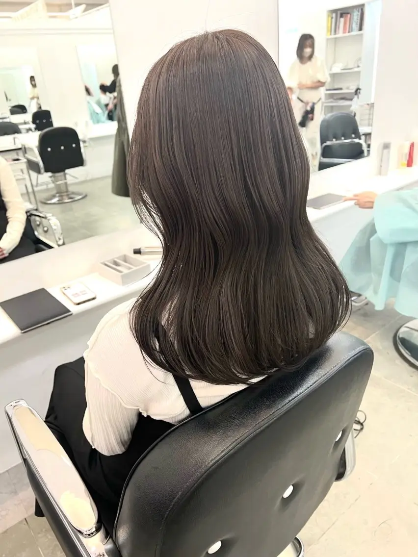 ロング カラー ヘアカラー トリートメント Parve  Mix 🫧梶川虹のヘアスタイル