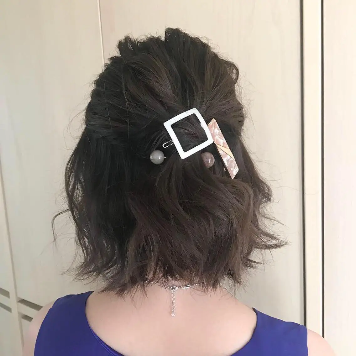 ミディアム ヘアアレンジ 木川 愛子のヘアスタイル