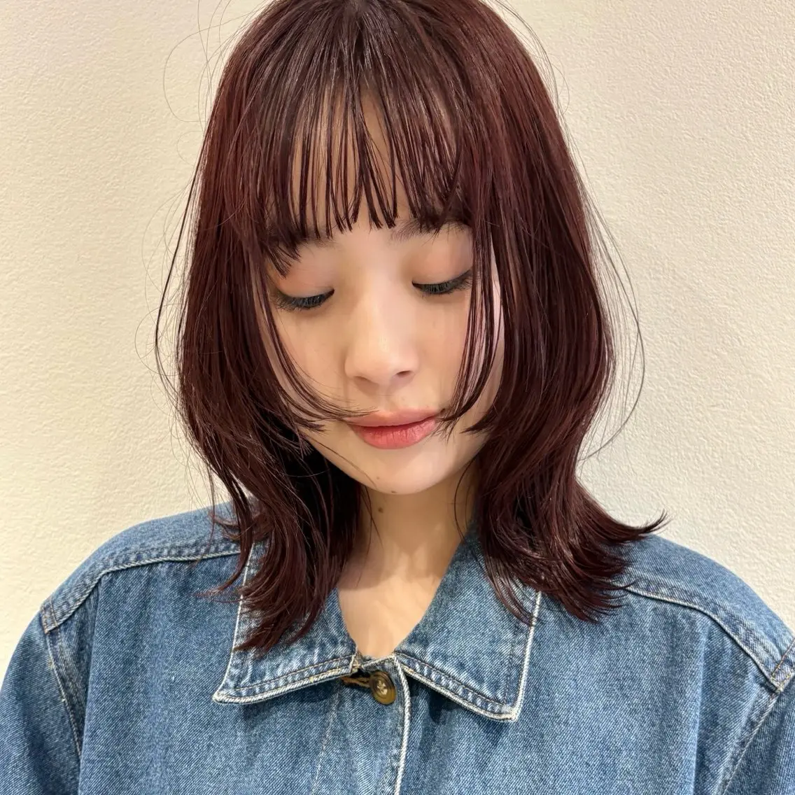 ✨ミニモ3回目の方限定✨似合わせカット【切りっぱなしボブ/レイヤーカット/顔周り/小顔/韓国/ぱっつん前髪/艶髪/】の写真