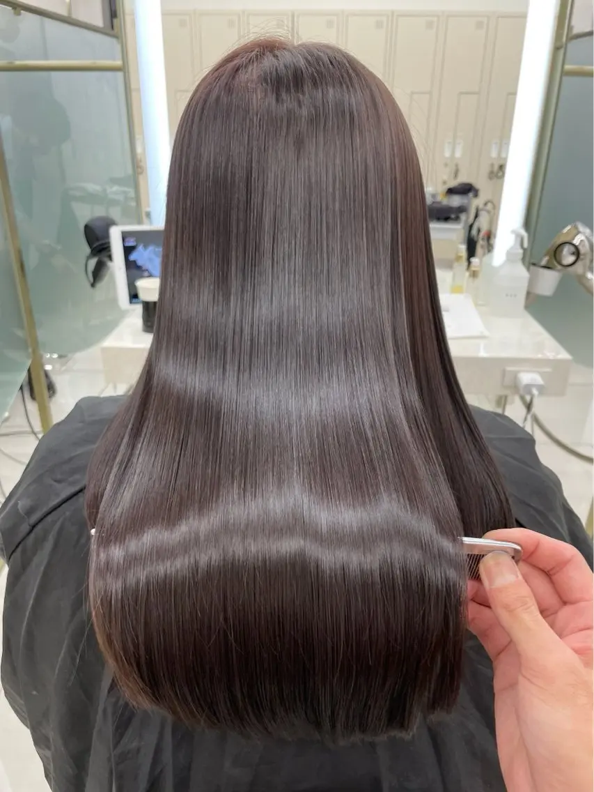 本日限定🎀縮毛矯正のスペシャリスト監修の元🎀【縮毛矯正リタッチ】+💖内部補修4stepケラチントリートメント💖の写真