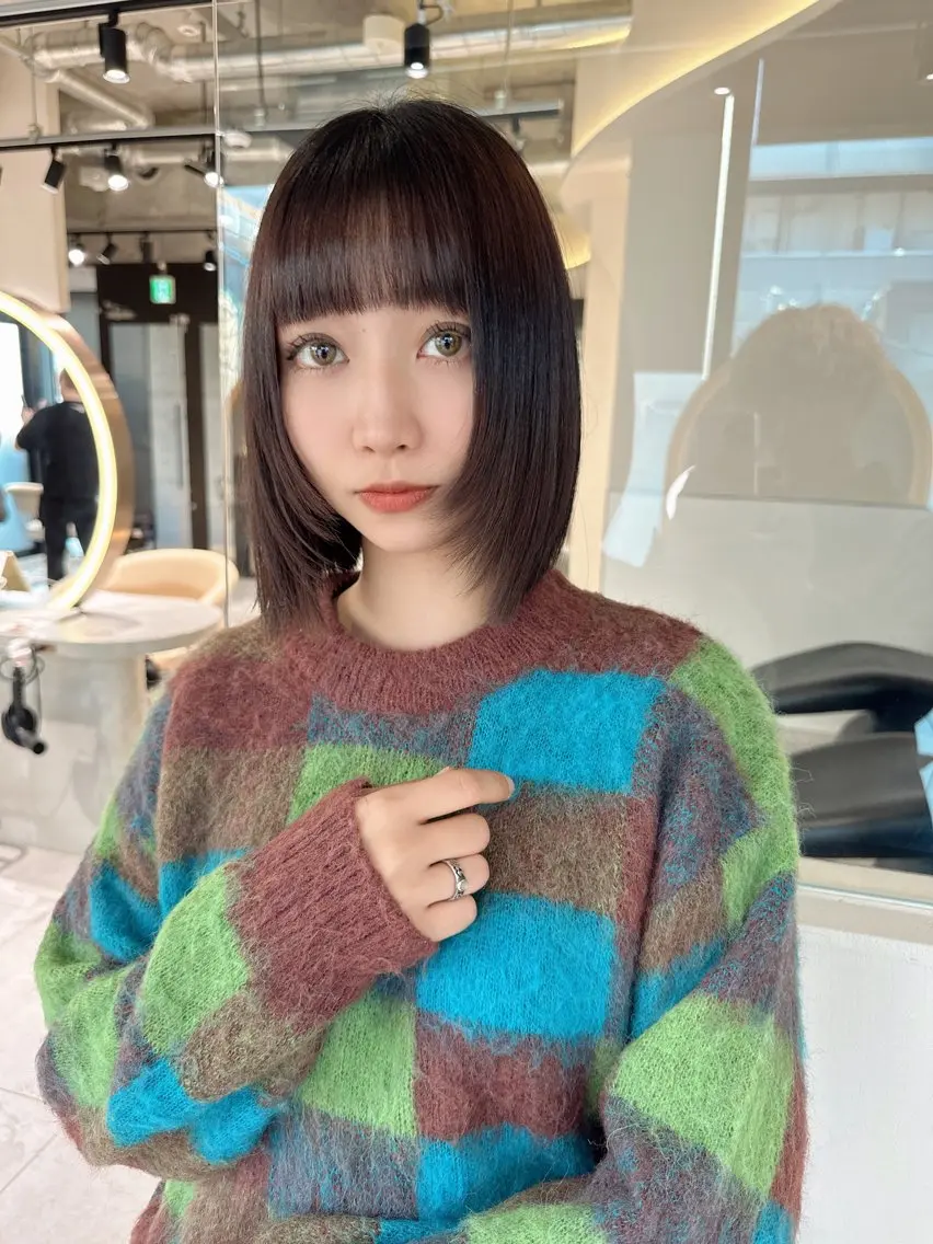ショート カラー カット トリートメント ✨髪質改善特化✨副 店長椎葉信乃介のヘアスタイル