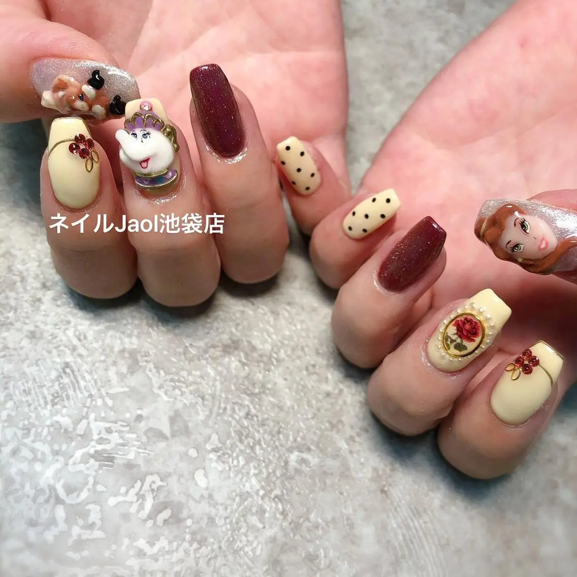 セミロング ネイルJaol 池袋のネイルデザイン