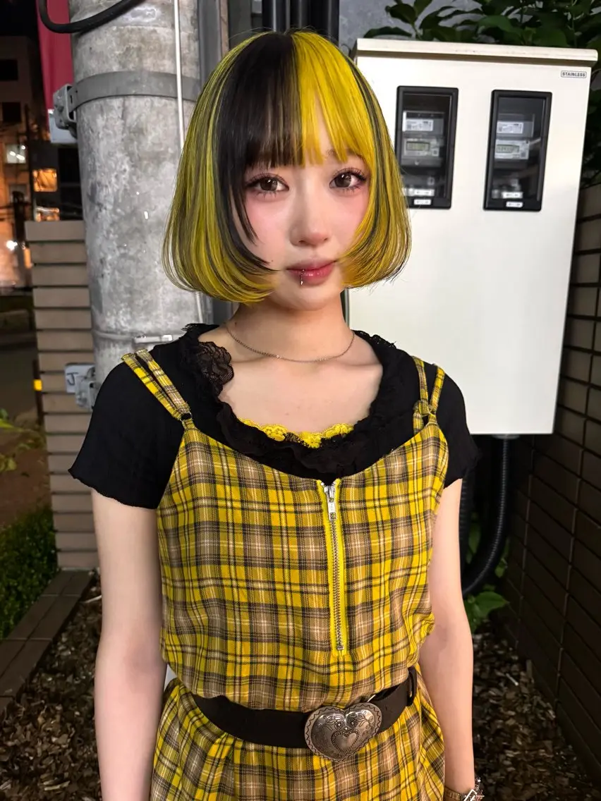カラー ヘアカラー ひな 【pia】のヘアスタイル