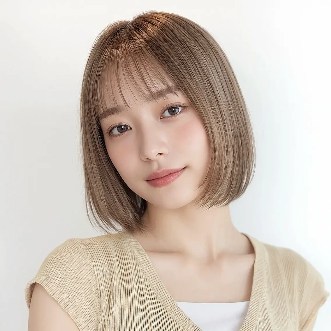 ショート ボブ リベイルけんた モデル募集のヘアスタイル