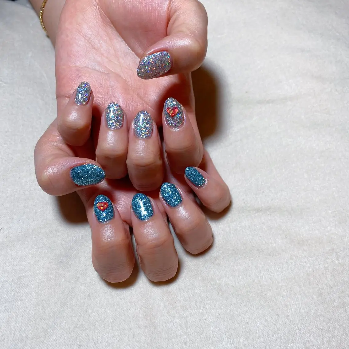 ネイル ラメ(グリッター) Nail Room Bellisのネイルデザイン