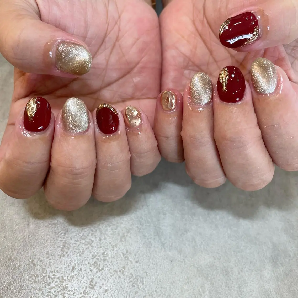 ネイル ボルドー Nail Salon Gummi.のネイルデザイン