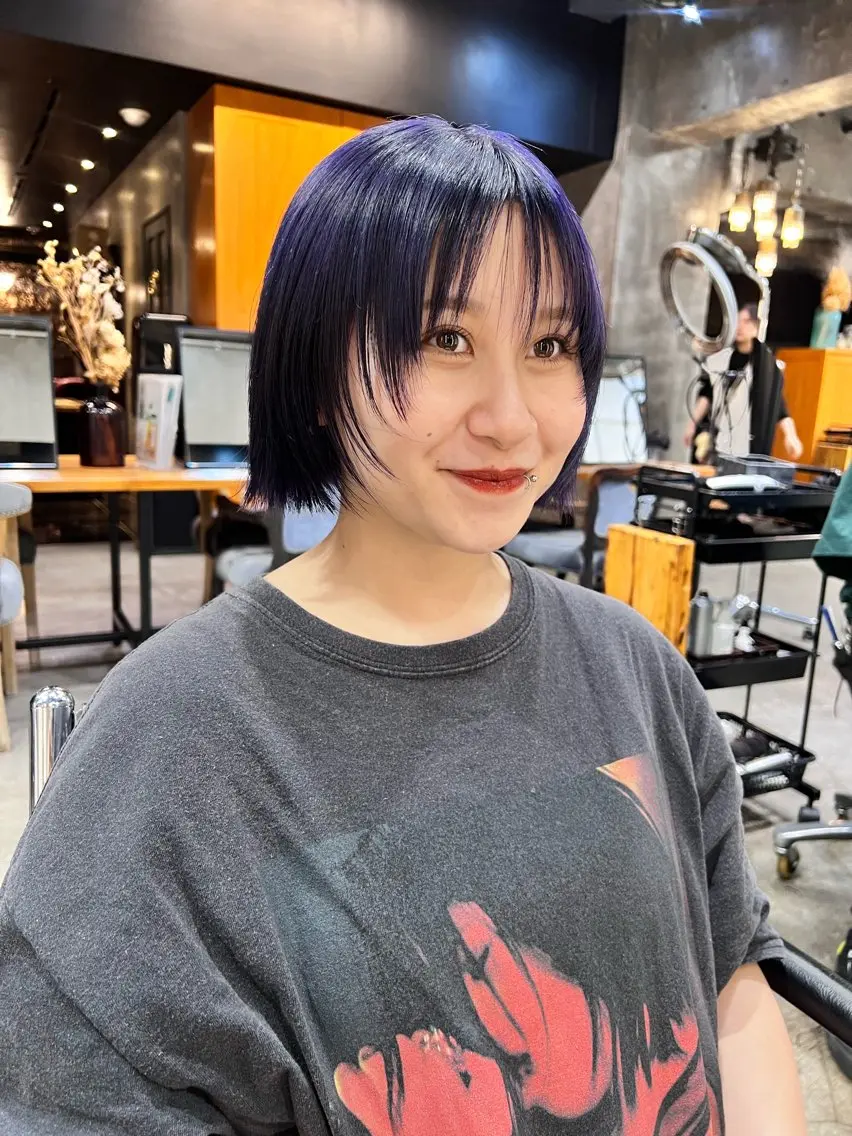 ショート カラー 圧倒的デザイン力 店長🎨RENAのヘアスタイル