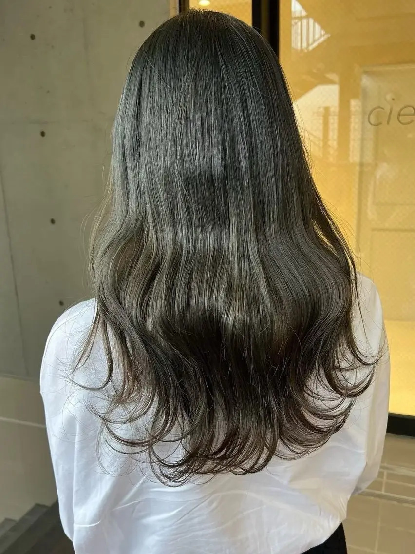 カラー ヘアカラー トリートメント 💙透明感艶カラー/ ゆうな💙のヘアスタイル