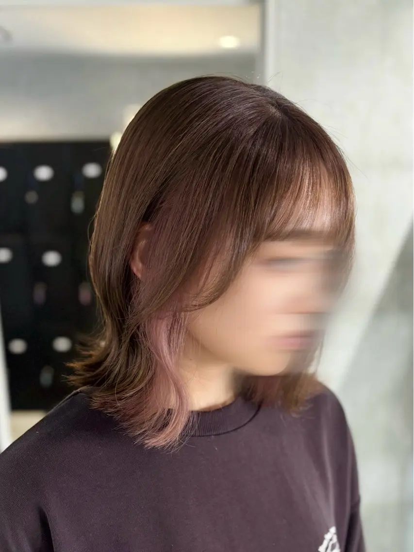 ミディアム ヘアカラー トリートメント 緑川 佳薫のヘアスタイル