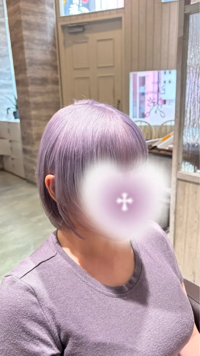 ミディアム ヘアカラー 東田 さくらのヘアスタイル