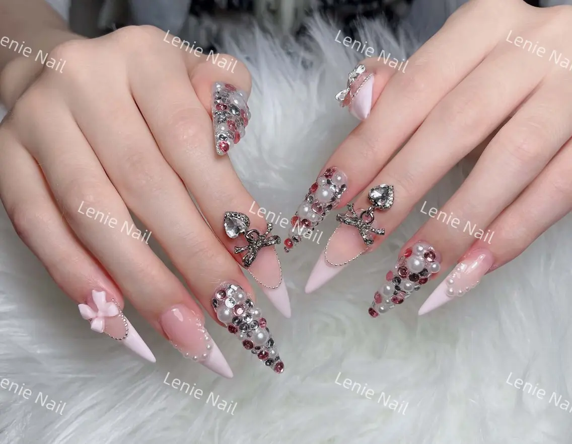 ネイル アートネイル 韓国ネイル 持ち込み ワンホンネイル ハンドネイル Lenie Nail Salonのネイルデザイン