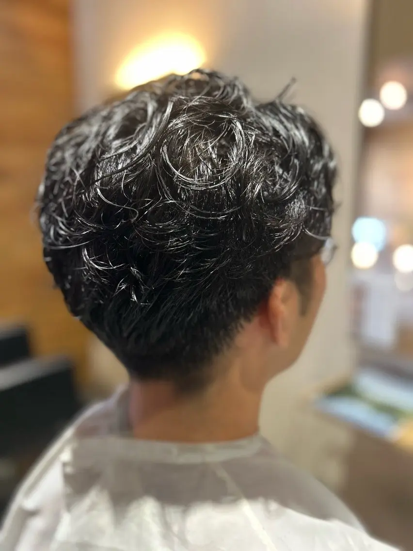 メンズ マッシュ ツーブロック 居垣 唯のヘアスタイル