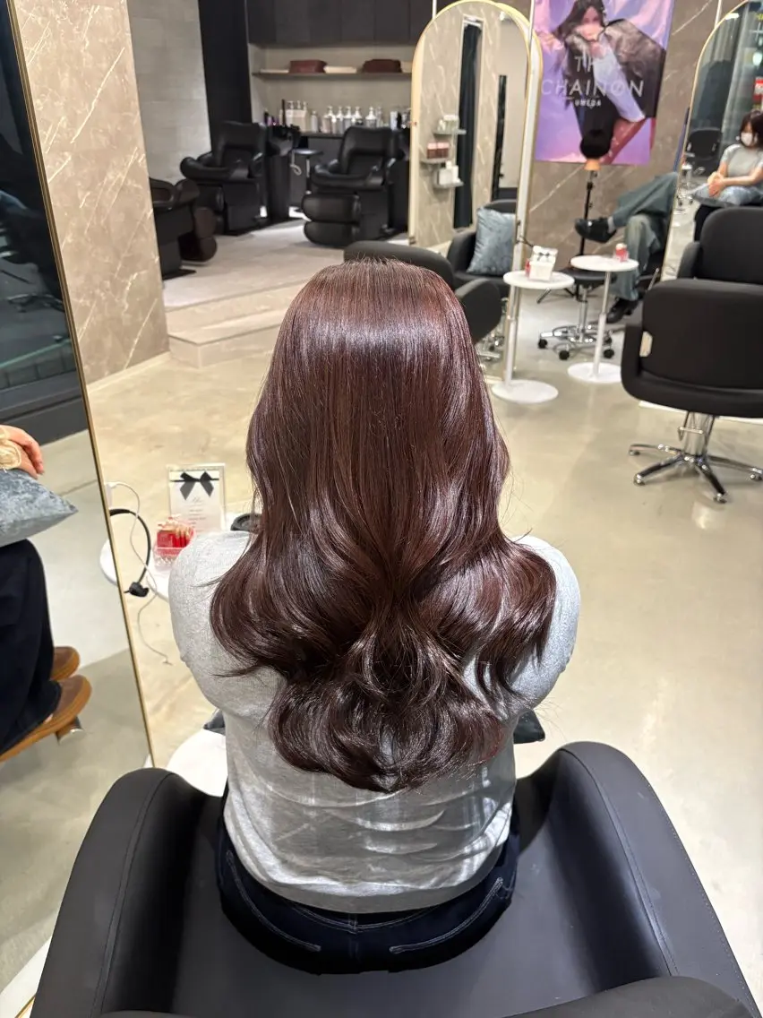 ロング カラー 透明感カラー ラベンダーカラー ヘアカラー 梅田/suzuka 透明感カラー🩰‎のヘアスタイル